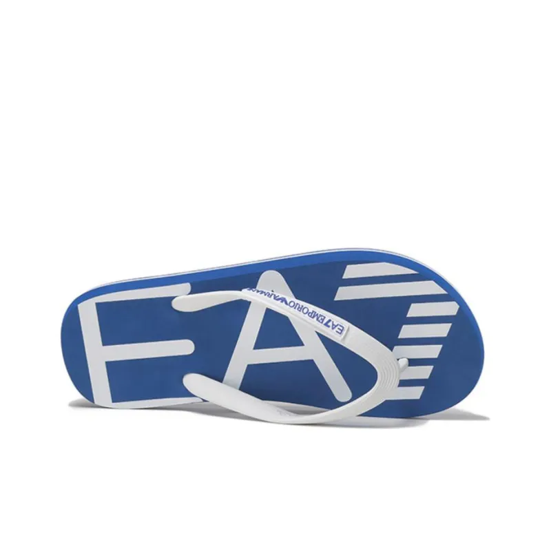 EMPORIO ARMANI EA7 Stylish Sandals Men's Blue White-4