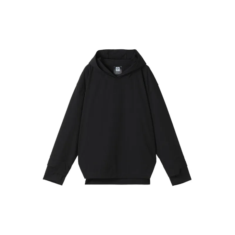 NORVINCY Solid Color Hoodie Sweatshirt With Mask Unisex-0