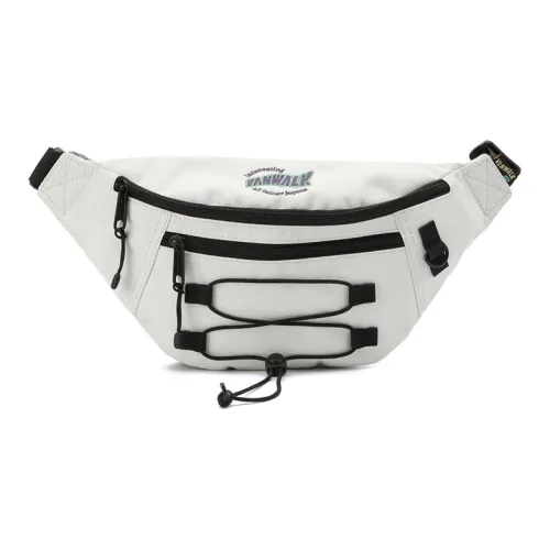 VANWALK Polyester Commute Sling Bag Unisex Versatile Gray/High Street Black/Sea Salt Blue/Bath Purple