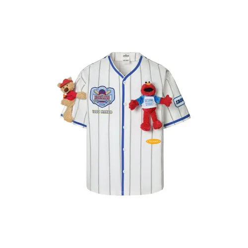 Sesame Street X 13 DEMARZO Shirts Unisex White