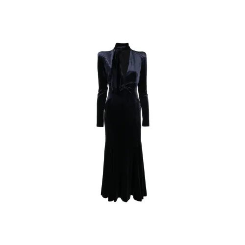 PHILOSOPHY DI LORENZO SERAFINI Long-Sleeved Dresses Women's Midnight Blue