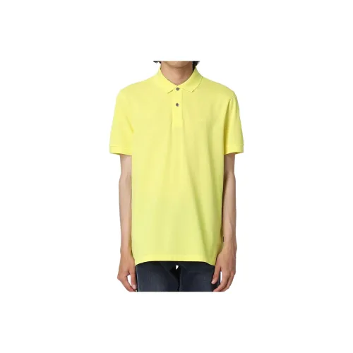 HUGO BOSS Polo Shirts Men Yellow