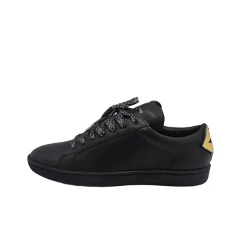 SAINT LAURENT Low Top Stylish Skateboarding Shoes Men's Black