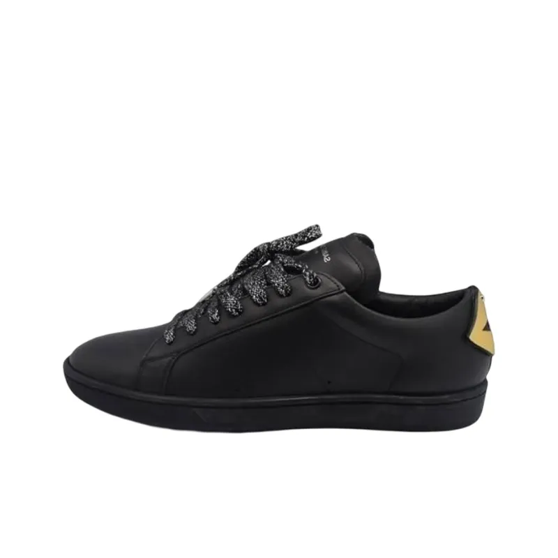 SAINT LAURENT Low Top Stylish Skateboarding Shoes Men's Black-0