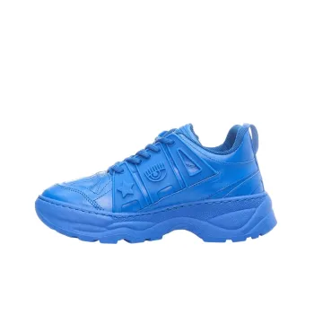 CHIARA FERRAGNI Lightweight Low-Top Athletic Shoes Women's Blue