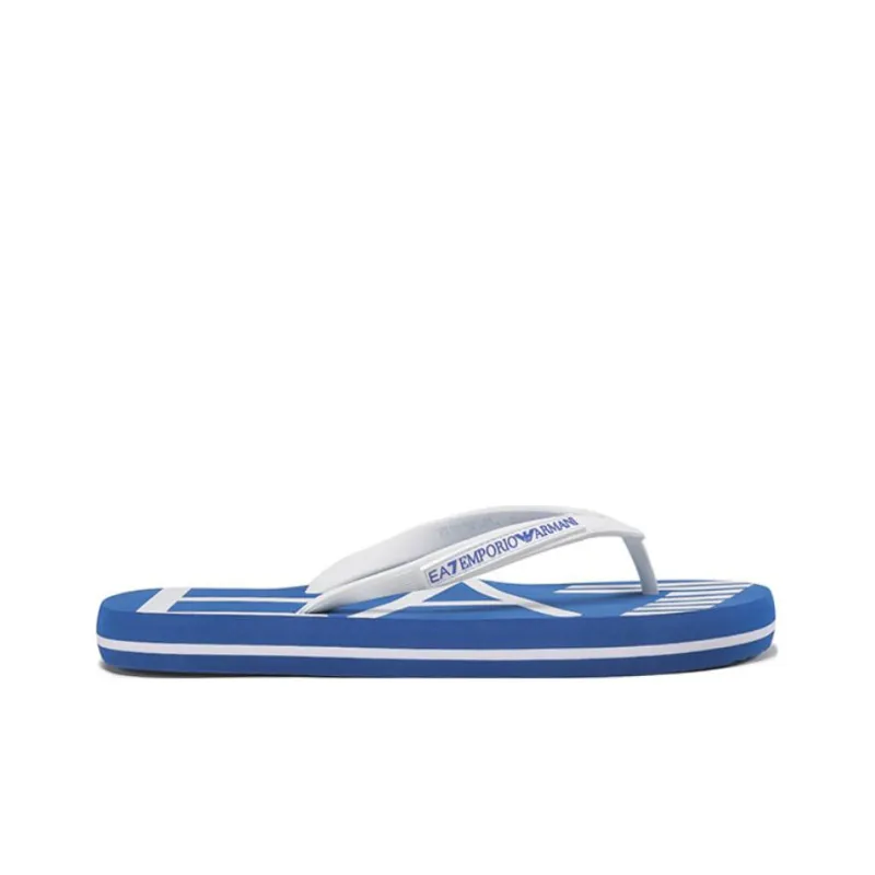EMPORIO ARMANI EA7 Stylish Sandals Men's Blue White-1