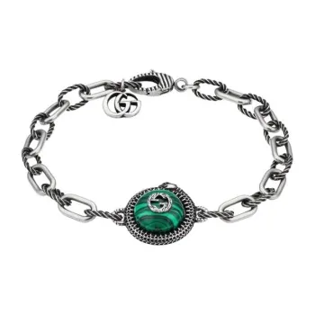 GUCCI 925 Sterling Silver Bracelets Men's