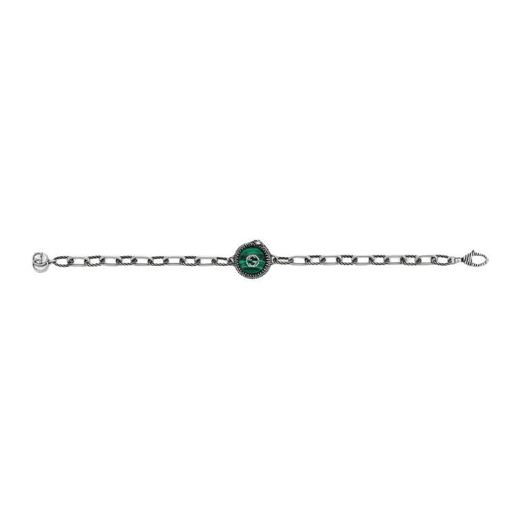 GUCCI 925 Sterling Silver Bracelets Men's-1
