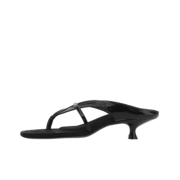 KHAITE Flip Flops Women's Black
