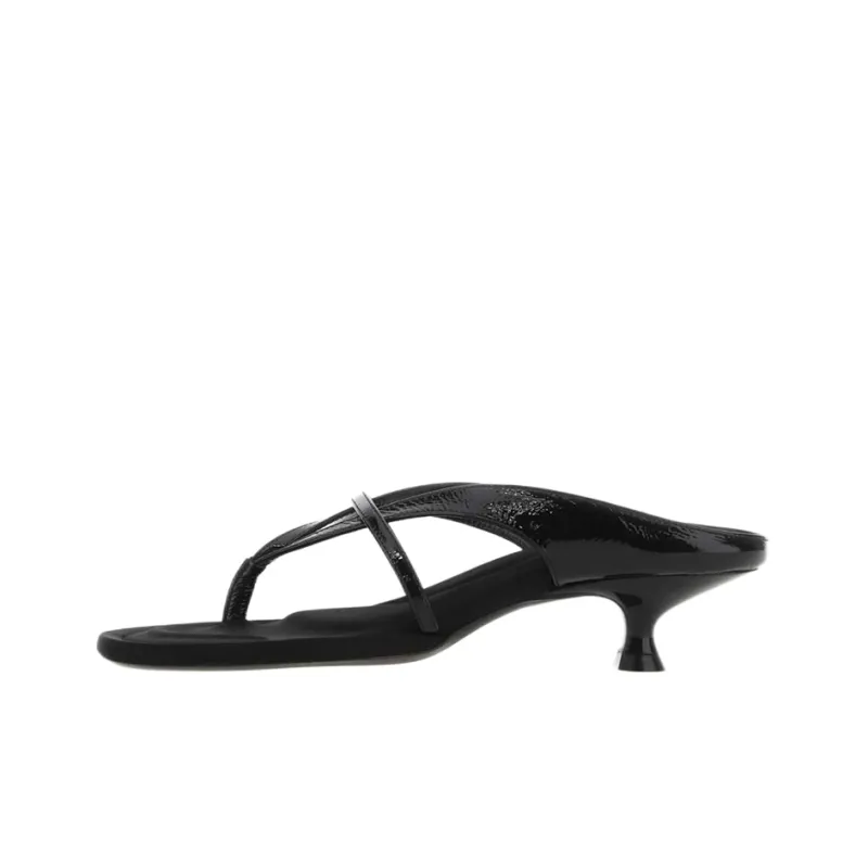 KHAITE Flip Flops Women's Black-0