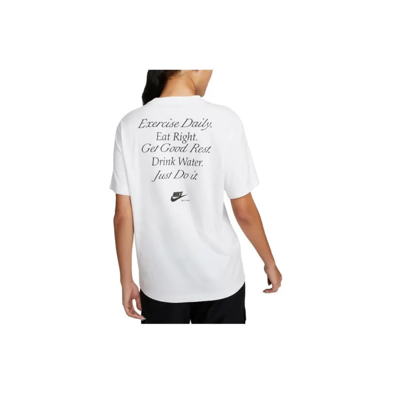 Nike Sportswear Women's Boyfriend T-shirt White-3