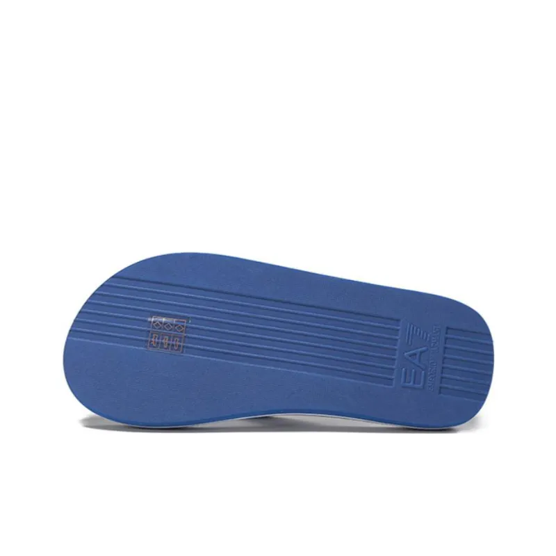 EMPORIO ARMANI EA7 Stylish Sandals Men's Blue White-5