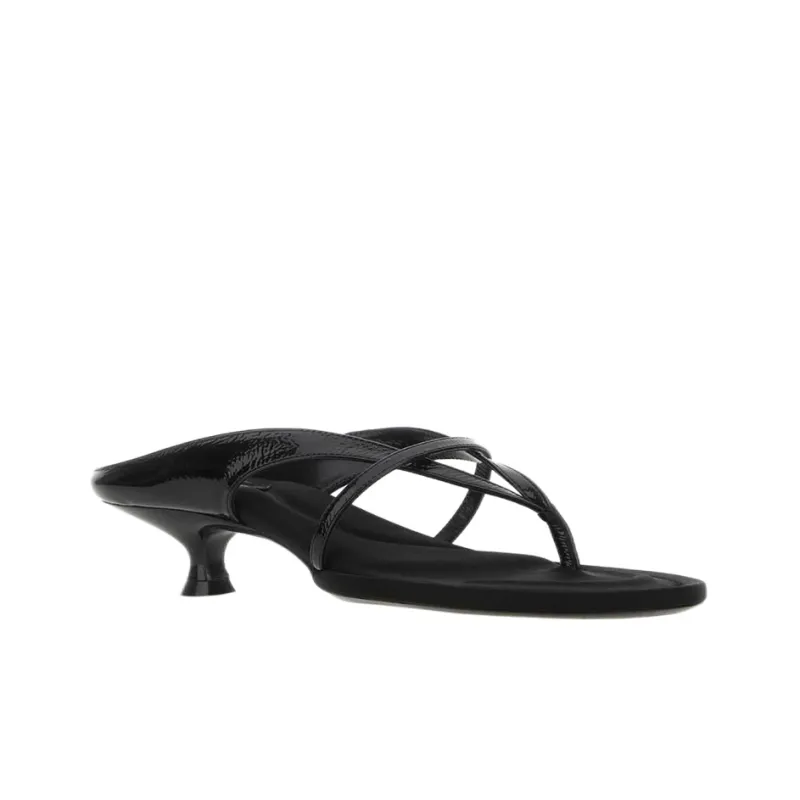 KHAITE Flip Flops Women's Black-2