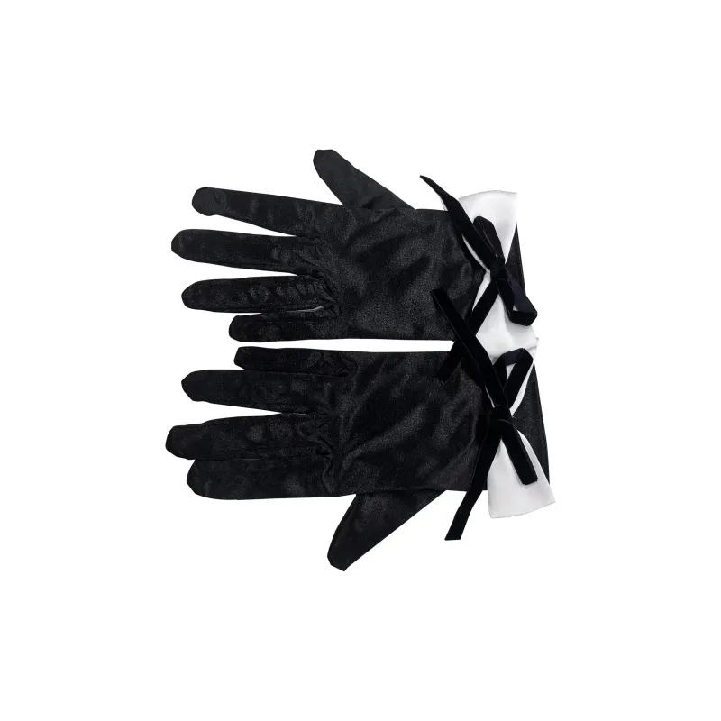 VIVIWELL Knit Gloves Women's Black-1