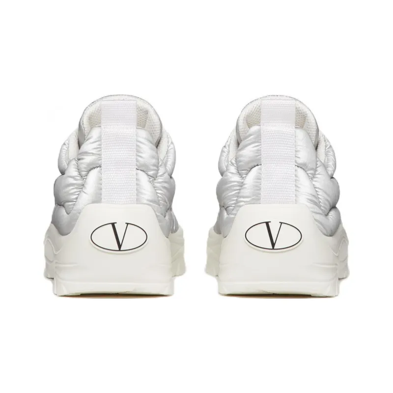Valentino Gumboy Low-Top Sports Casual Shoes Men's Silver-4