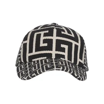 BALMAIN Monogram Jacquard Cap