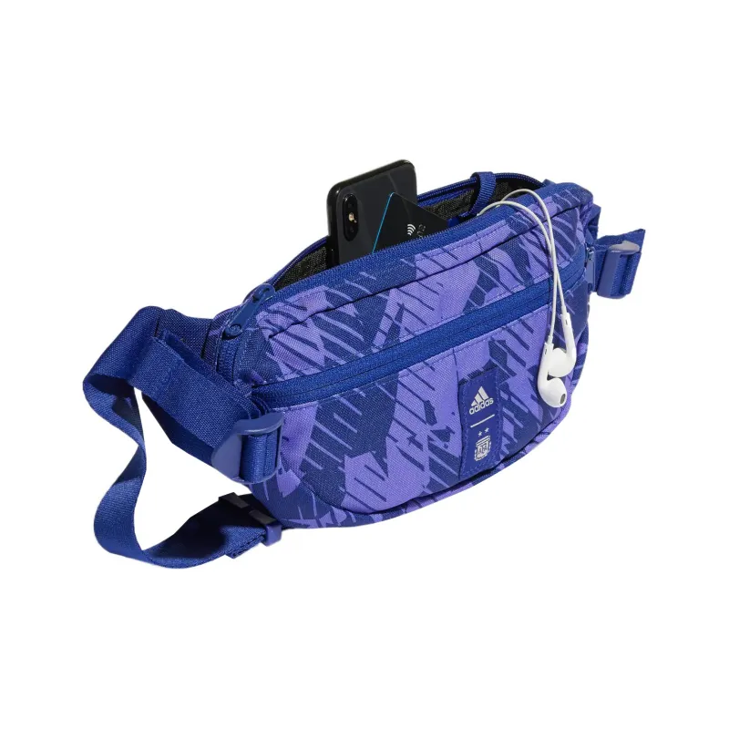 Adidas Recycled Material Argentina Soccer Sling Bag Crossbody Bag Regular Unisex Purple-3