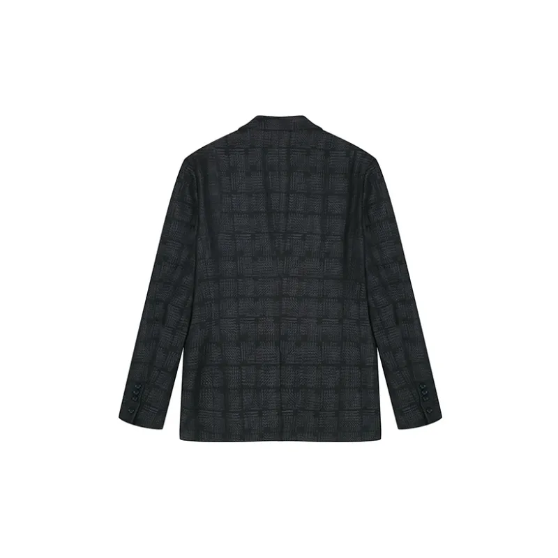 DAVID NAMAN Business Suits Men Black-1