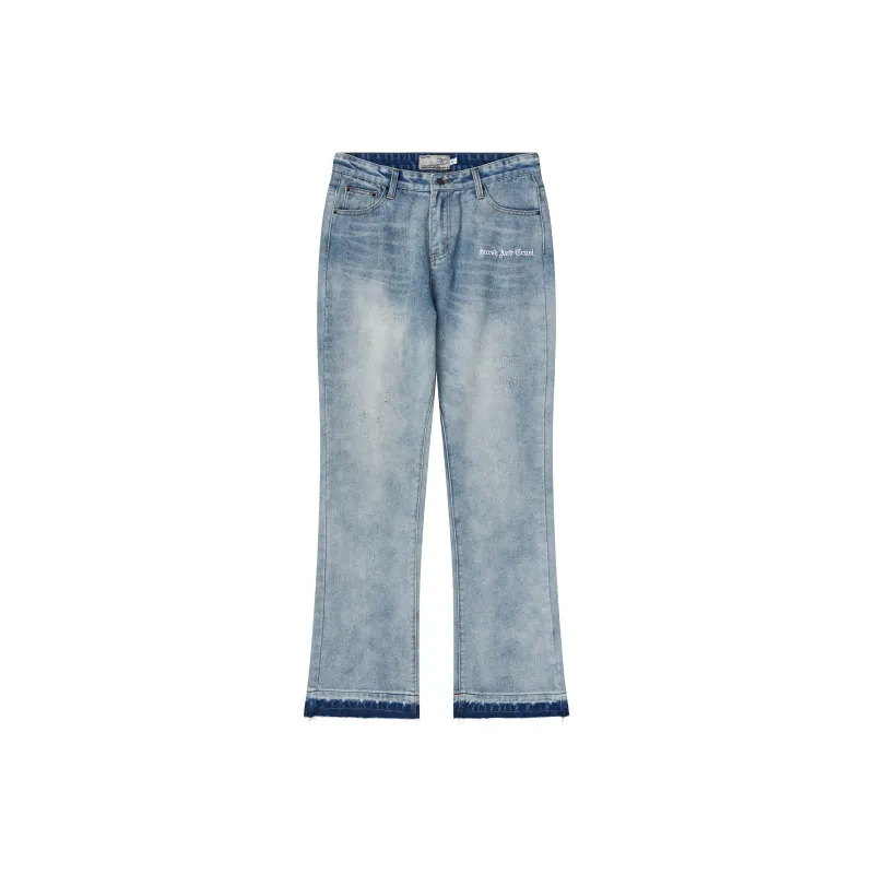 HARSH AND CRUEL Flared Pants Jeans Unisex-1