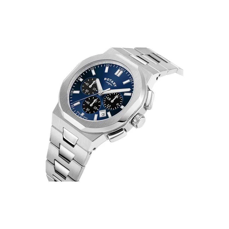 ROTARY Wrist Watch Mechanical Movement Blue Dial Men's Watches-1
