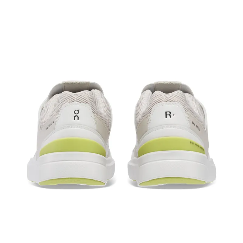 On THE ROGER Skateboard Shoes Women's Low Top Soft Sand/LemOn-4
