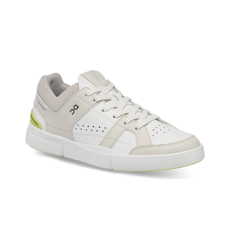On THE ROGER Skateboard Shoes Women's Low Top Soft Sand/LemOn-2