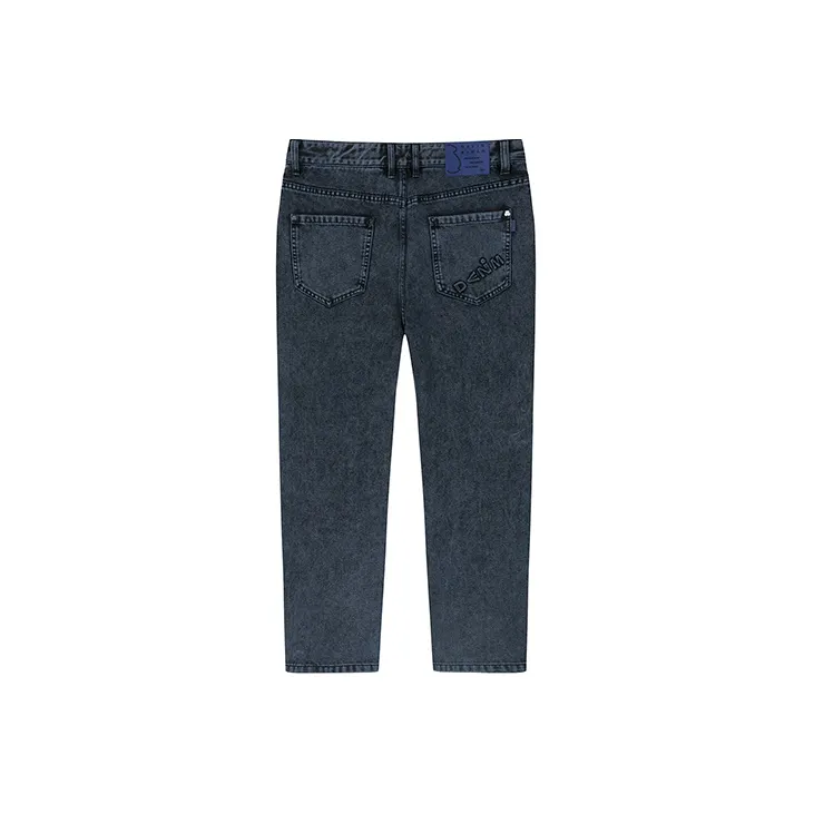 DAVID NAMAN Straight Jeans Men's Navy Blue-1
