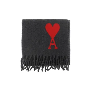 AMIPARIS Knit Scarves Women's Dark Gray