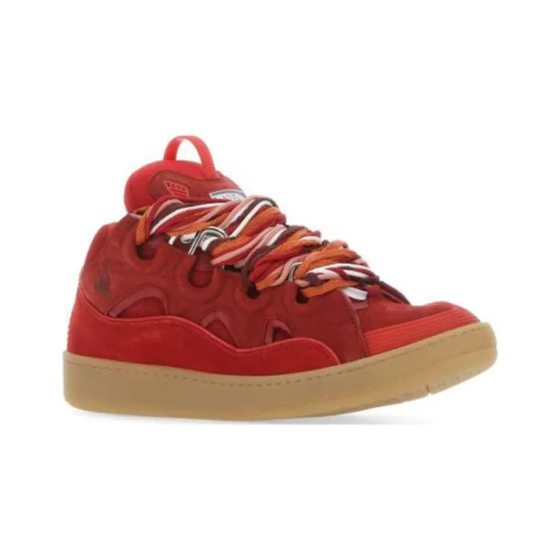 Lanvin Curb Sneaker 'Lipstick'-2