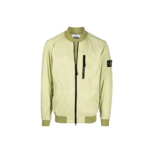 STONE ISLAND Jackets Men Yellow