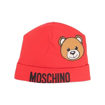 MOSCHINO Teddy Bear-print Beanie