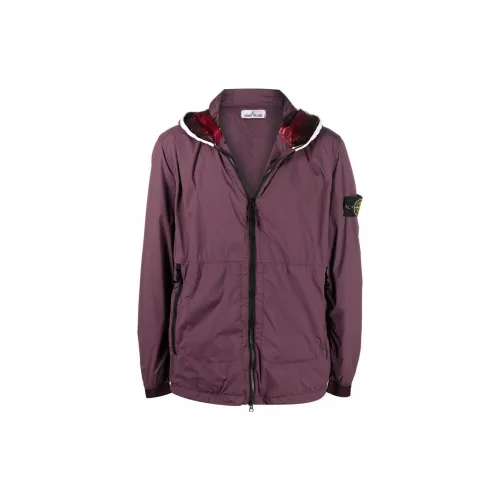 STONE ISLAND Jackets Men Purple