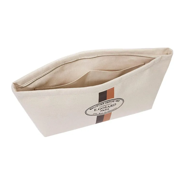 GOYARD Cotton Clutch Storage Bag Unisex Beige-3