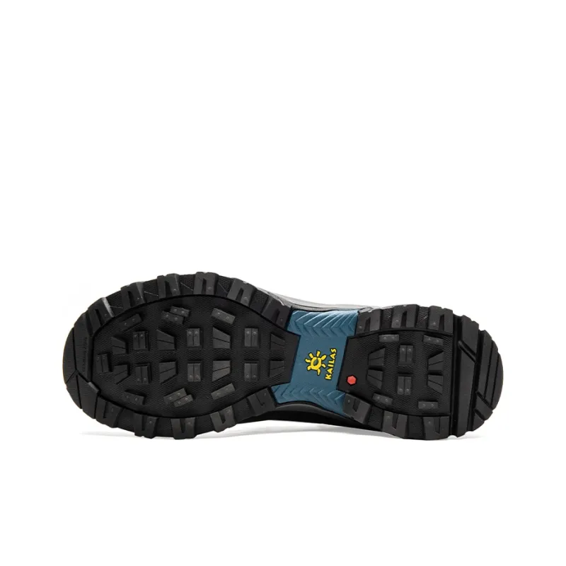 KAILAS Sky Line Horizon Wear resistant And Waterproof Mid Top Trekking Shoes Men's Gray-4