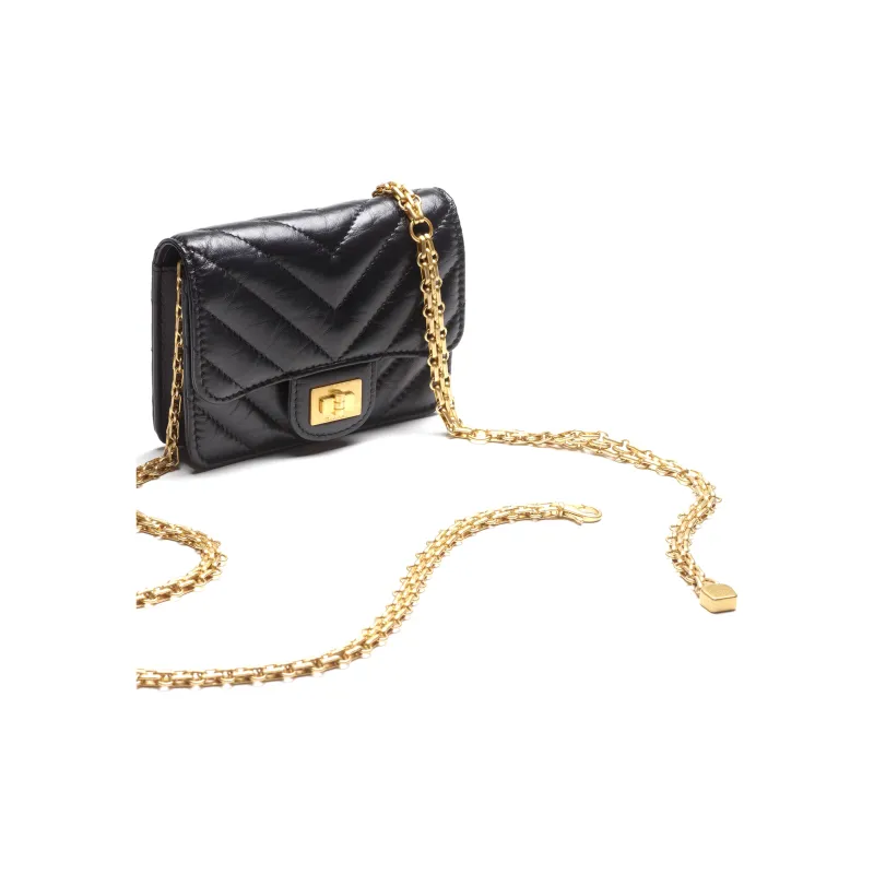 CHANEL 2.55 Belt Bag Black-1