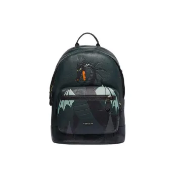 COACH Disney, Collaboration West Leather Backpack Large Size Men's Pine Green