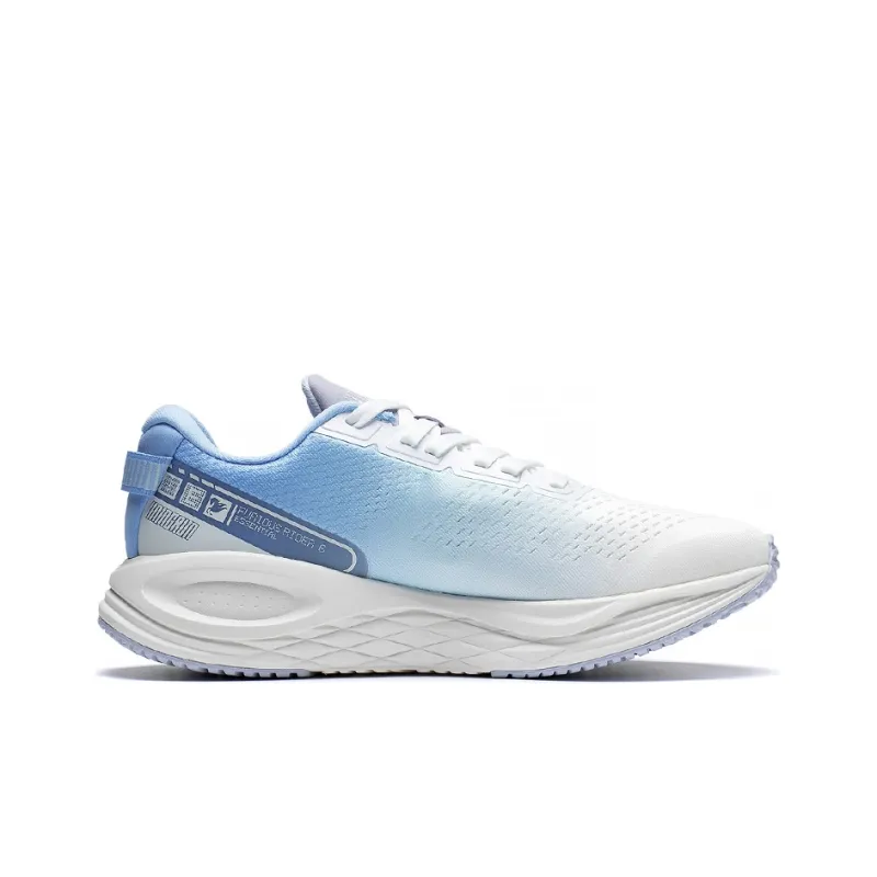LINING Furious Rider 6.0 Essential Running Shoes Men Low Top Mist White/Light Ice Blue/Light Sea Blue/Orange-1