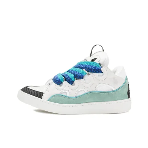 Lanvin Curb Sneaker White Blue