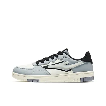 Erke No Master No Collection Anti Slip Wear Resistant Low Top Skateboard Shoes Men's Ivory Slate Gray