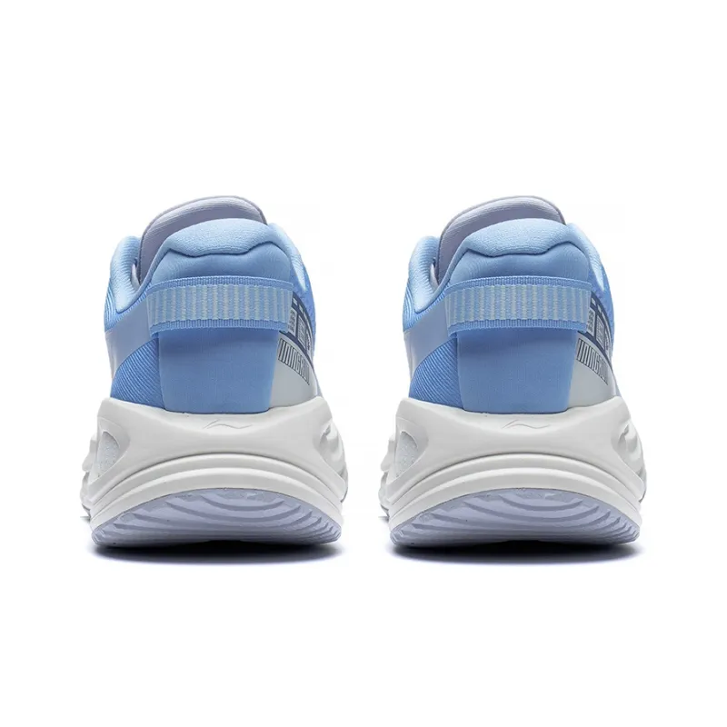 LINING Furious Rider 6.0 Essential Running Shoes Men Low Top Mist White/Light Ice Blue/Light Sea Blue/Orange-3