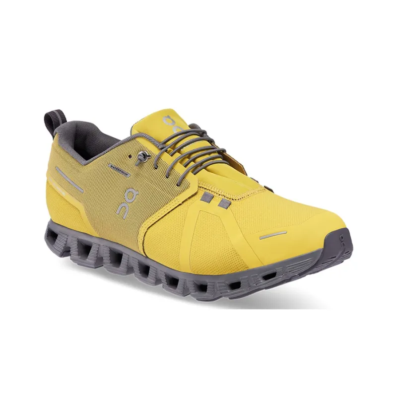 On Running Cloud 5 Waterproof Mustard Rock-2