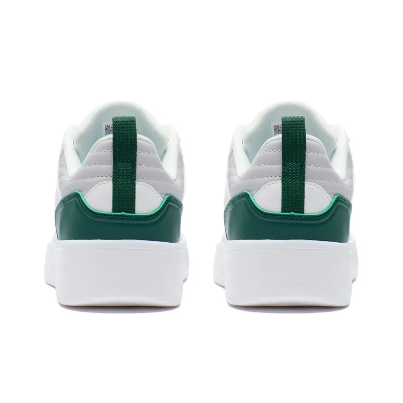 LiNing The Beginning Of The Line Breathable Low-Top Skateboard Shoes Men's White Green-3