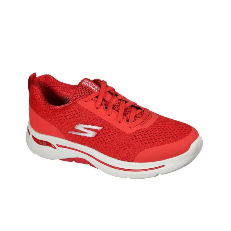 Skechers Go Walk Arch Fit -Motion Breeze Anti-Slip Wear-Resistant Low-Top Casual Shoes Women's Red-2