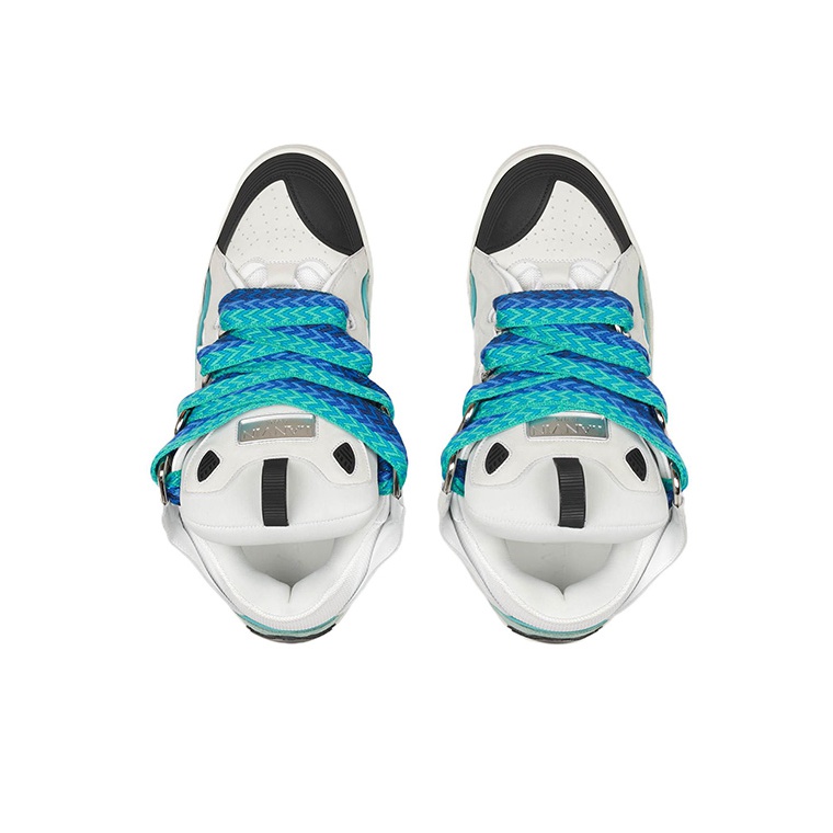 Lanvin Curb Sneaker White Blue - POIZON Lanvin Curb Sneaker White Blue - POIZON