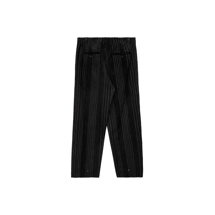 CROQUIS Casual Pants Unisex 409 Black Navy Blue-1
