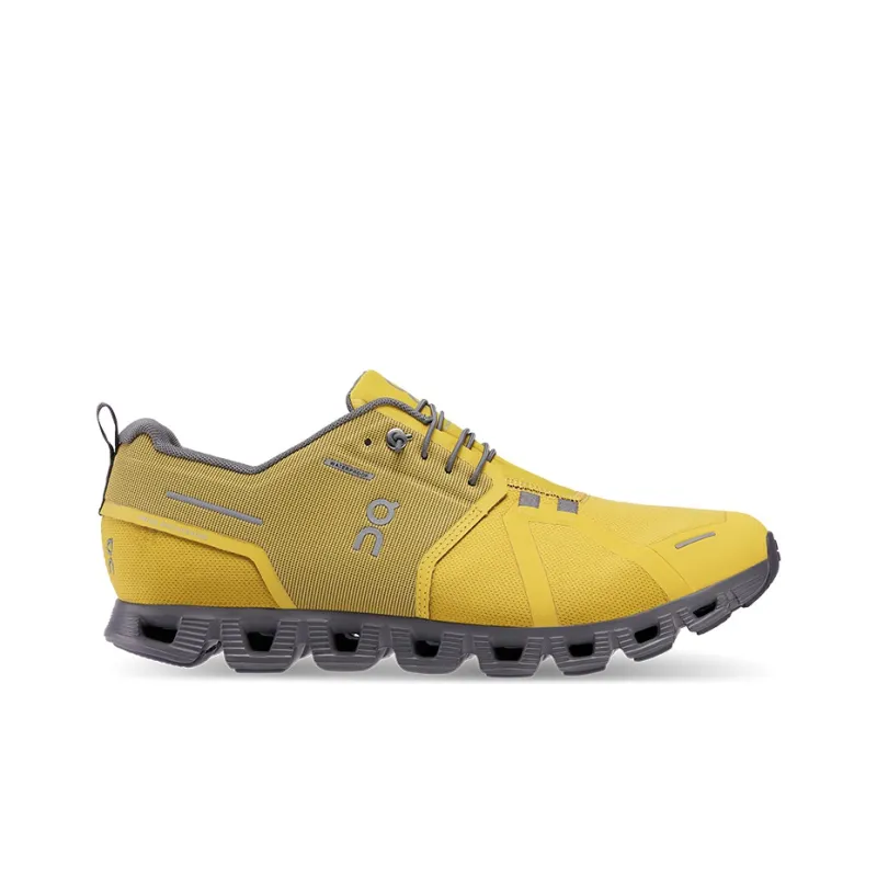 On Running Cloud 5 Waterproof Mustard Rock-1