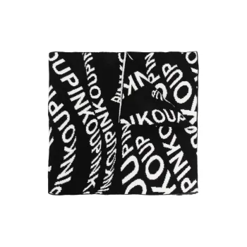 PINKO Knit Scarves Unisex Black/White