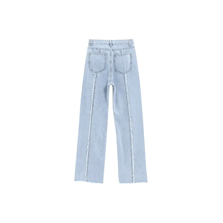 QYPRF Jeans Women's Blue-1