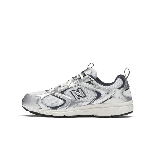 New Balance 408 Running Shoes Unisex Low-Top Silver