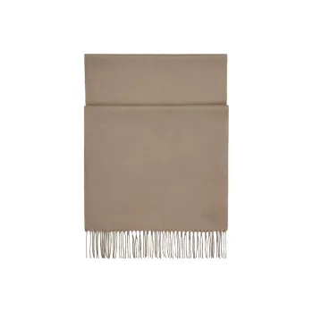 HERMES Knit Scarves Unisex Brown